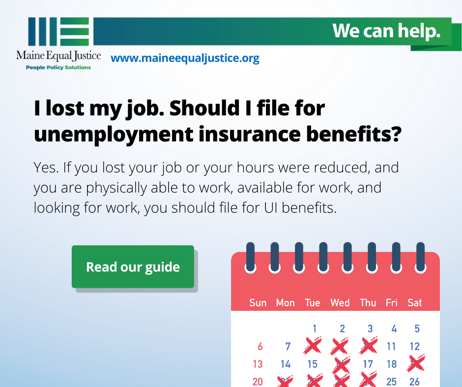 A New Guide for Mainers Interested in Unemployment&nbsp;Insurance